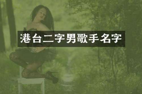 港台二字男歌手名字