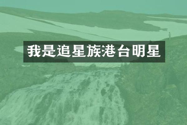 我是追星族港台明星