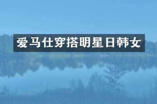 爱马仕穿搭明星日韩女