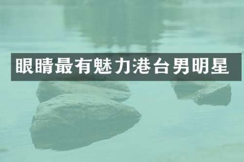 眼睛最有魅力港台男明星