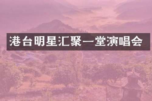 港台明星汇聚一堂演唱会
