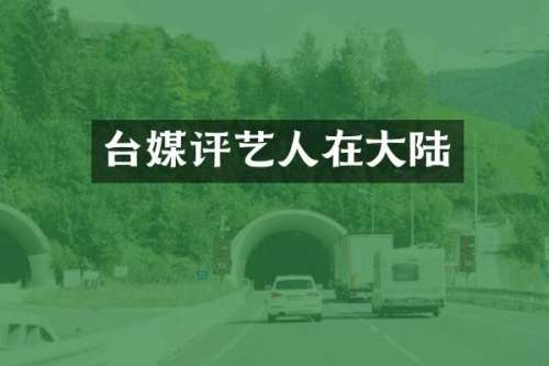 台媒评艺人在大陆