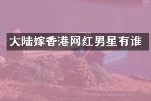 大陆嫁香港网红男星有谁