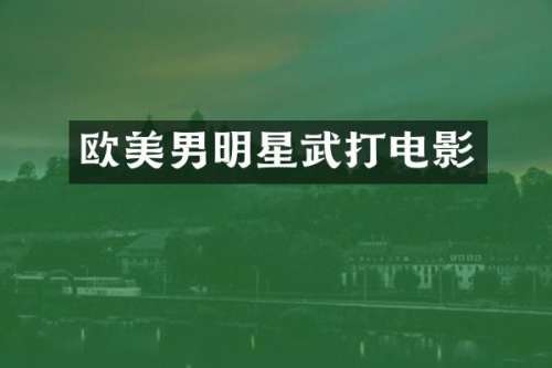 欧美男明星武打电影