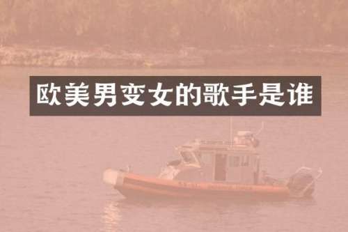 欧美男变女的歌手是谁