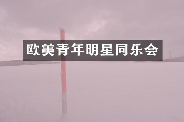 欧美青年明星同乐会