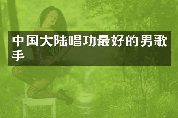 中国大陆唱功最好的男歌手