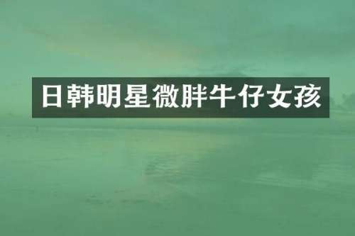 日韩明星微胖牛仔女孩