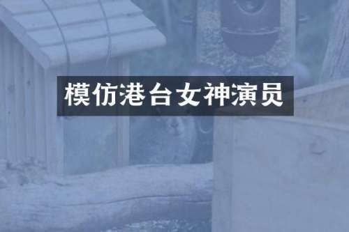 模仿港台女神演员