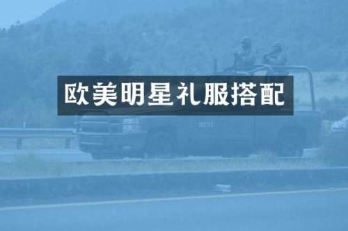 欧美明星礼服搭配