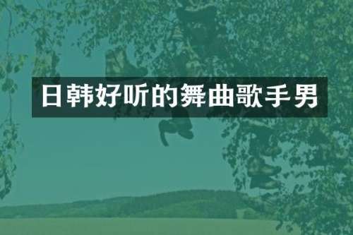 日韩好听的舞曲歌手男