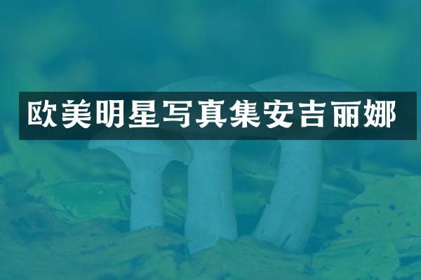 欧美明星写真集安吉丽娜