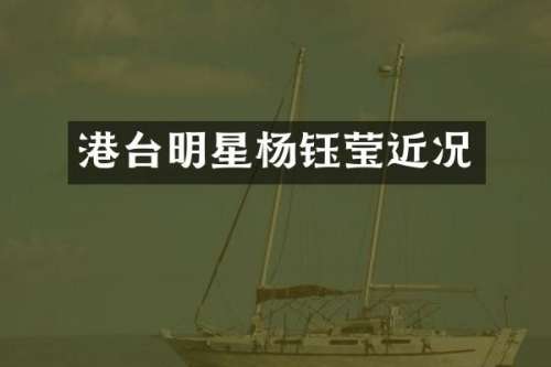 港台明星杨钰莹近况