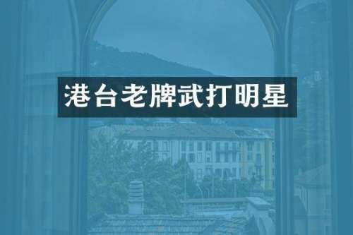 港台老牌武打明星