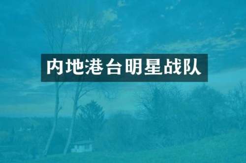 内地港台明星战队