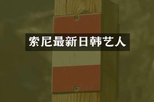 最新日韩艺人