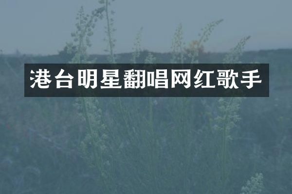 港台明星翻唱网红歌手