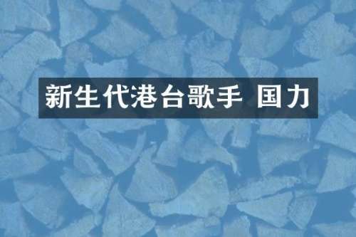 新生代港台歌手 国力