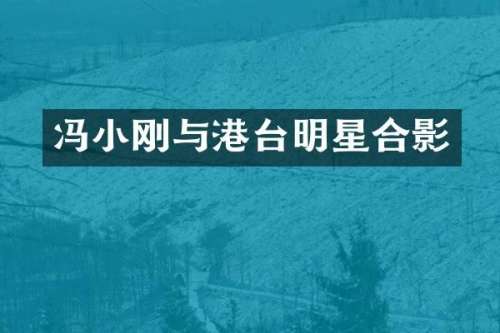 冯小刚与港台明星合影