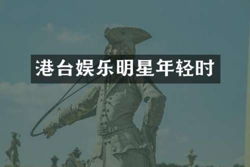 港台娱乐明星年轻时