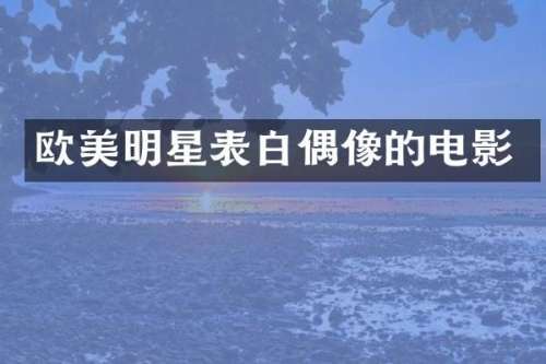 欧美明星表白偶像的电影