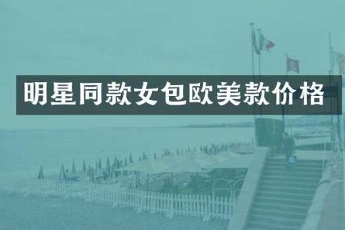 明星同款女包欧美款价格