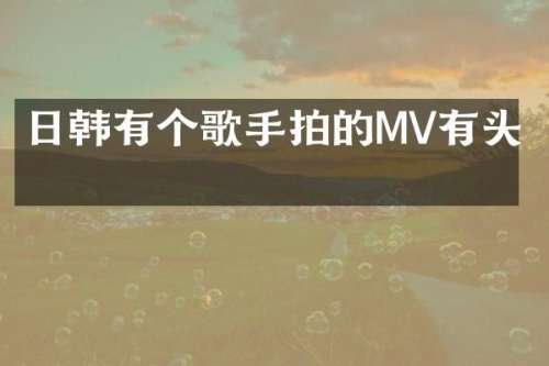 日韩有个歌手拍的MV有头狼
