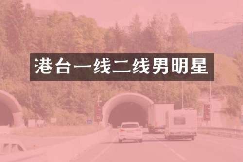 港台一线二线男明星