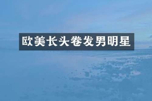 欧美长头卷发男明星