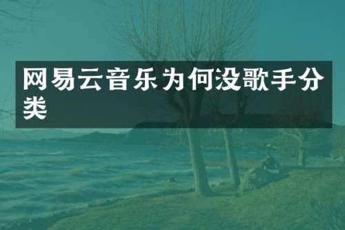 网易云音乐为何没歌手分类
