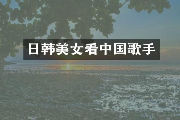 日韩看中国歌手