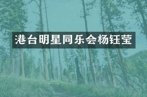 港台明星同乐会杨钰莹