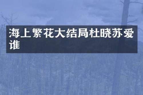 海上繁花大结局杜晓苏爱谁