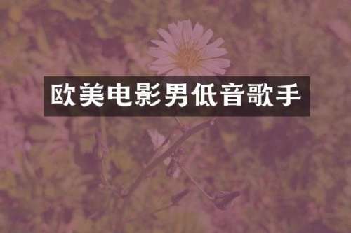 欧美电影男低音歌手