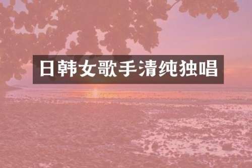 日韩女歌手清纯独唱
