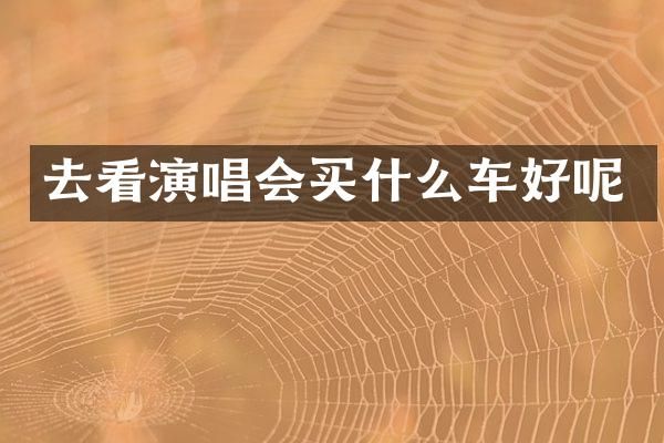 去看演唱会车好呢