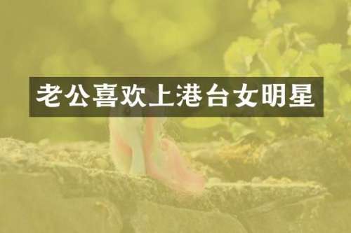 老公喜欢上港台女明星