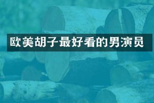 欧美胡子最好看的男演员