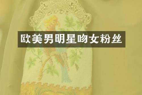 欧美男明星吻女粉丝