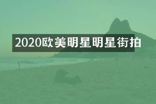 2020欧美明星明星街拍