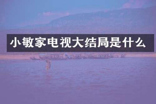 小敏家电视大结局是什么