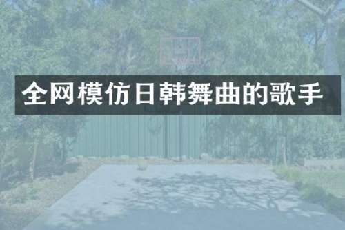 全网模仿日韩舞曲的歌手