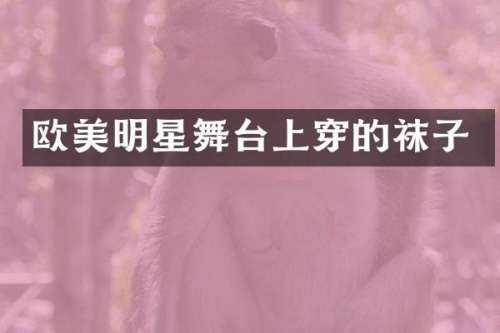 欧美明星舞台上穿的袜子