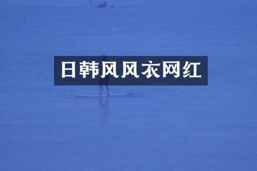 日韩风风衣网红