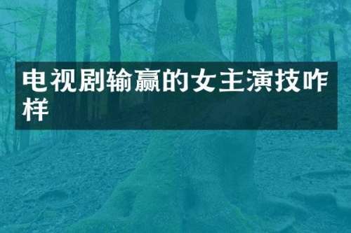电视剧输赢的女主演技咋样