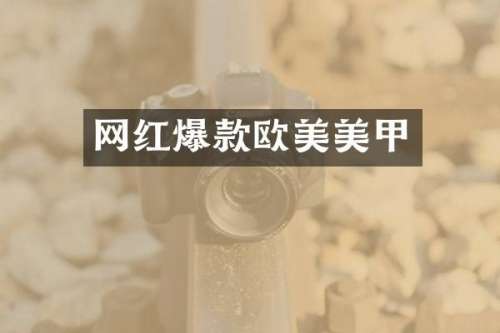 网红爆款欧美美甲