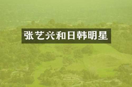 张艺兴和日韩明星