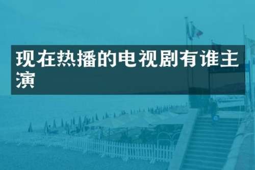 现在热播的电视剧有谁主演