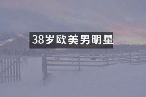 38岁欧美男明星