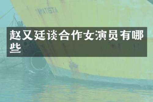 赵又廷谈合作女演员有哪些